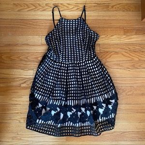 Black lace Aqua Brand Mini Dress